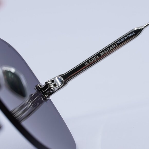 🕶️New Isabel Marant IM 0055/S 0427 IR Sunglasses - Silver Frame, Grey Lenses - Picture 6 of 9